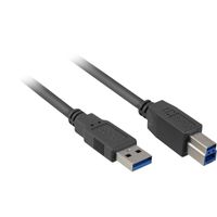 USB-A 3.0 > USB-B Kabel - thumbnail