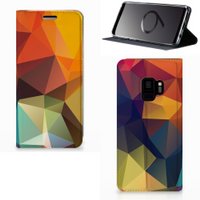 Samsung Galaxy S9 Stand Case Polygon Color - thumbnail