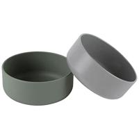 Dantoy - Tiny Biobased Bowl Set - Mokka & Dark (6211)