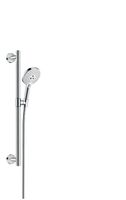 Hansgrohe Raindance Select S 120 Unica-comfort Glijstangset 65 Cm. Chroom-wit - thumbnail