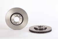 Remschijf COATED DISC LINE BREMBO, Remschijftype: Binnen geventileerd, u.a. für Cadillac, Saab, Opel, Vauxhall