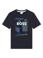 BOSS Kidswear t-shirt en coton à imprimé graphique - Noir