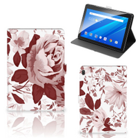 Hoes Lenovo Tab E10 Watercolor Flowers - thumbnail