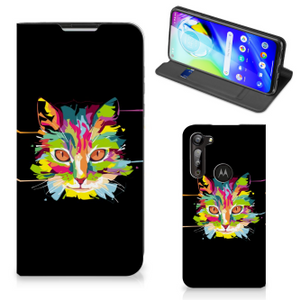 Motorola Moto G8 Power Magnet Case Cat Color