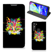 Motorola Moto G8 Power Magnet Case Cat Color - thumbnail