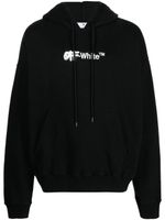 Off-White hoodie Spray Helvetica à logo brodé - Noir - thumbnail