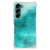 Back Cover Samsung Galaxy S23 Plus Painting Blue - thumbnail