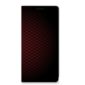 OnePlus Nord CE 2 Lite 5G Hoesje met Magneet Geruit Rood