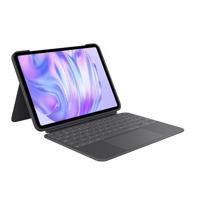 Logitech Combo Touch iPad Pro 11-inch (M4)(2024) Toetsenbordhoes - afneembaar toetsenbord met achtergrondverlichting en kickstand, comfortabel typen, multifunctionele modus - QWERTZ