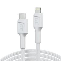 GC USB-C - Lightning witte kabel PowerStream | 1m MFi oplaadkabel snellaadkabel voor Apple iPhone 13 12 11 SE Pro/Max | iPhone X XR XS Max | iPhone 8 7 Plus 6 6S | iPad Air/Pro/Mini | Macbook Pro