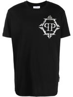 Philipp Plein t-shirt en coton à imprimé graphique - Noir