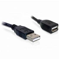 DELOCK Kabel USB 2.0 verlenging, A/A 15 cm S/B