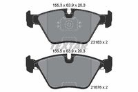 Remblokkenset, schijfrem TEXTAR, u.a. für Rover, BMW, Wiesmann, MG