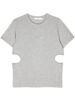 IRO t-shirt Bonnie à découpes - Gris