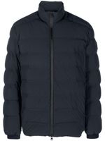 Woolrich logo-patch padded jacket - Bleu