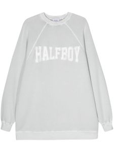 Halfboy sweat en coton à logo imprimé - Bleu