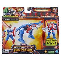 Marvel Mech Strike Captain America 10 cm - thumbnail