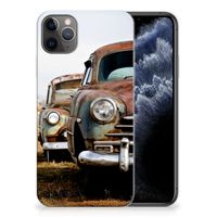 Apple iPhone 11 Pro Max Siliconen Hoesje met foto Vintage Auto - thumbnail