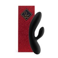 Feelztoys - Lea Vibrator met Glitters USB-oplaadbaar Zwart - thumbnail