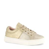 Graceland sneakers met crocoprint goud
