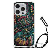 iPhone 14 Pro Max Doorzichtige Silicone Hoesje Aztec