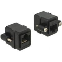 Delock 85124 Adapter RJ45-aansluiting > RJ45-aansluiting paneelmontage Cat.6 UTP - thumbnail