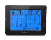 TECHNOLINE WT 2500 Radiografisch bestuurbare klok, kunststof, zwart