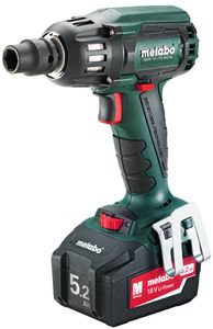 Metabo SSW 18 LTX 400 BL accu slagmoersleutel 18v 5.2ah li-ion koolborstelloos - 602205650