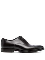 Henderson Baracco chaussures oxford en cuir à fini poli - Noir