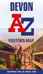 Wegenkaart - landkaart Visitors map Devon | A-Z Map Company