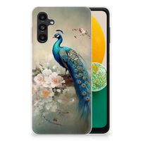 TPU Hoesje voor Samsung Galaxy A13 | A04s Vintage Pauwen