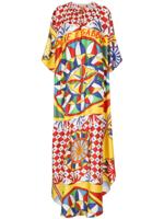 Dolce & Gabbana Jurk met grafische print - Geel