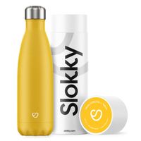 Slokky - Geïsoleerde Drinkfles - 500 ml Matte Yellow - thumbnail