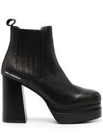 Karl Lagerfeld bottines à plateforme 110 mm - Noir