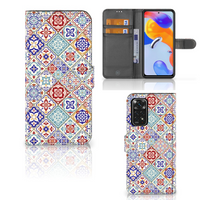 Xiaomi Redmi Note 11 Pro 5G/4G Bookcase Tiles Color - thumbnail