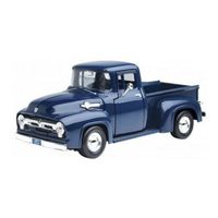 Modelauto Ford F-100 1956 blauw schaal 1:24/19,5 x 8 x 6 cm - thumbnail