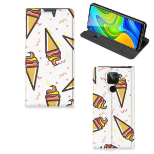 Xiaomi Redmi Note 9 Flip Style Cover Icecream