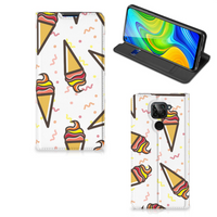 Xiaomi Redmi Note 9 Flip Style Cover Icecream - thumbnail