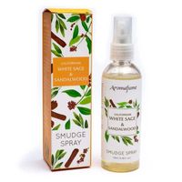 Aromafume Natural Smudge Spray Witte Salie en Sandelhout - thumbnail