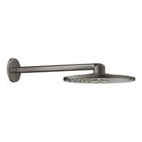 GROHE Rainshower SmartActive hoofddoucheset: hoofddouche 310 SmartActive rond wandmontage m. 2 straalsoorten brushed hard graphite 26475AL0 - thumbnail