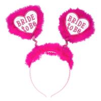 Widmann 8848D - haarband met de opdruk Bride to be, één maat