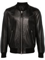 TOM FORD grained-leather bomber jacket - Noir