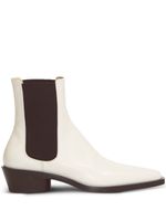 Proenza Schouler Bronco leather Chelsea Boots - Blanc - thumbnail