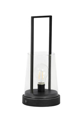 Light & Living Tafellamp 'Calry' LED, kleur Mat Zwart