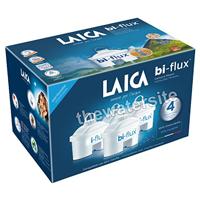 Laica 4 x Bi-Flux-filter, wit, 4 stuks (1 stuk), 4 stuks