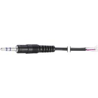 TRU COMPONENTS Jackplug-aansluitkabel Jackplug male 2,5 mm - Open kabeleinde Stereo Aantal polen: 3 Inhoud: 1 stuk(s) - thumbnail