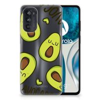 Motorola Moto G52/G82 Telefoonhoesje met Naam Avocado Singing - thumbnail