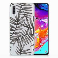 Samsung Galaxy A70 TPU Case Leaves Grey