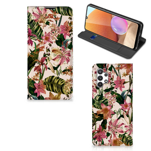 Samsung Galaxy A32 4G | A32 5G Enterprise Editie Smart Cover Flowers