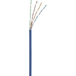 Renkforce RF-5044020 RJ45 Netwerkkabel, patchkabel CAT 5e U/UTP 3.00 m Blauw Snagless, Halogeenvrij 1 stuk(s)